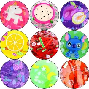 6 Pack,Fun Slime Crystal Clear Slime Kit,Super Soft and Non-Sticky, DIY Crunchy Slime Toy for Kids, Boba Slime Party Favors for Girls Boys, Stress Relief Toys