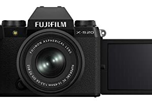 Fujifilm X-S20 Mirrorless Digital Camera XC15-45mm Lens Kit Black