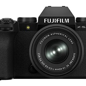 Fujifilm X-S20 Mirrorless Digital Camera XC15-45mm Lens Kit Black