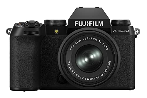 Fujifilm X-S20 Mirrorless Digital Camera XC15-45mm Lens Kit Black