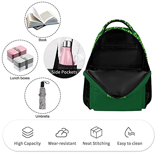 SDERDZSE Backpack Happy St. Patrick's Day Laptop Backpack Casual Daypack Cute Travel Backpack for Women Men