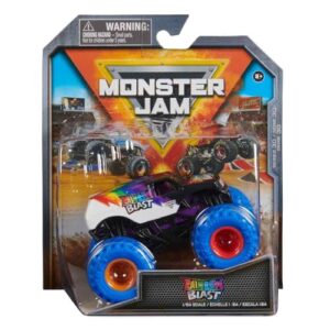 monster jam 2023 spin master 1:64 diecast truck series 30 alternate dimensions rainbow blast