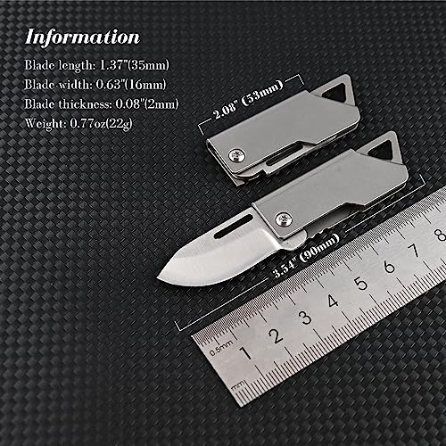 Tops Home EDC Knife, Pocket Knife, Package Opener with Cord Hole, Box Cutter, EDC for Home and Outdoor, Gift for Men