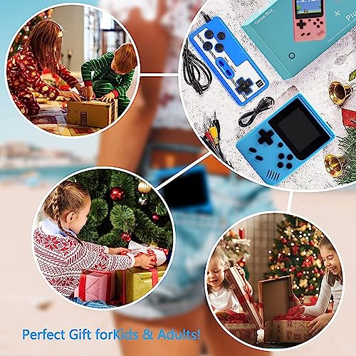 Tlsdosp Handheld Game Console, Portable Retro Video Game Console Upgrade 800 Classic FC Games, Large Battery Capacity of 1020mAh, USB Charging, Electronic Game Player Birthday Xmas Present Storage Bag