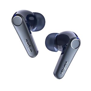 earfun air pro 3 noise cancelling wireless earbuds, qualcomm® aptx™ adaptive sound, 6 mics cvc 8.0 enc, bluetooth 5.3 earbuds, multipoint connection, 45h playtime, app customize eq, blue