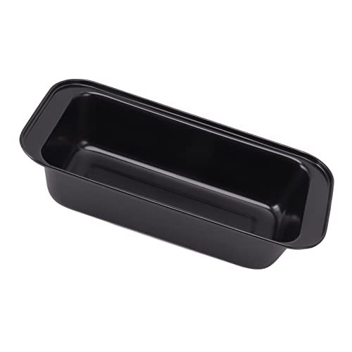 Baking Loaf Bread Pan, Reusable and Durable 3PCS Black Non Stick Coating Rectangular Mould Pan for Home Kitchen