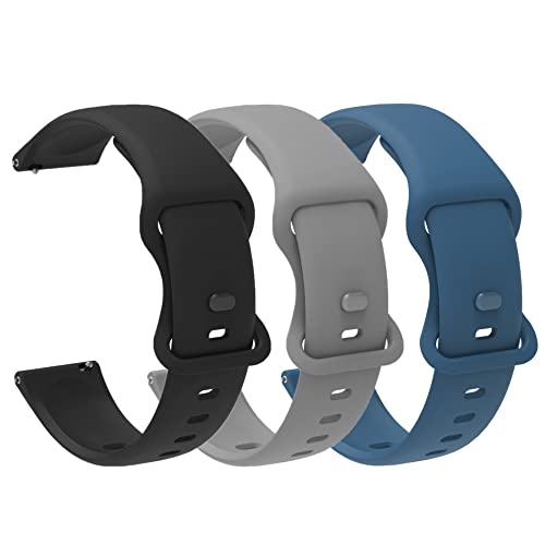 Compatible with TOOBUR Smart Watch Band, Lamshaw New Soft Silicone Sport Replacement Straps Compatible for TOOBUR IDW13 1.8" Smart Watch/TEMINICE IDW13 1.8" Smart Watch/VRPEFIT IDW13 1.8" Watch/Konitee IDW13 1.8" Smart Watch/Gydom IDW13 1.8" Smart Watch/F