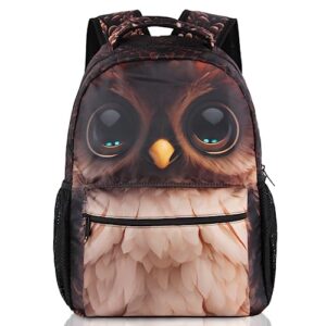 owl backpack for boys girls large 17-inch laptop travel laptop daypack school bag with multiple pockets