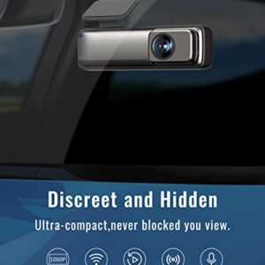 Dash Cam,1080P WiFi Dash Camera for Cars,Dash cam Front with App,Car Camera with Night Vision,170° Wide Angle WDR,24 Hours Parking Mode,G-Sensor,Loop Recording,Support 128GB Max-Hardwiring kit