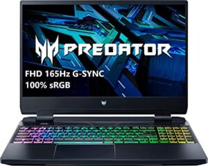 acer predator helios 300 gaming laptop 2022, 15.6" fhd 165 hz ips, 12th intel i7-12700h, nvidia rtx 3060 6gb gddr6, 16gb ddr5 1tb ssd, thunderbolt 4, wi-fi 6, rgb backlit kb, win 11, cou 32gb usb