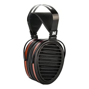 hifiman arya organic full-size over-ear open-back planar magnetic headphone with stealth magnets for audiophiles, home & studio listening