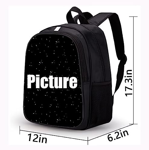 JHMYGSWK Fashion Kids Backpack Large Capacity School Backpack Multiple Pockets Anime Schoolbag-4