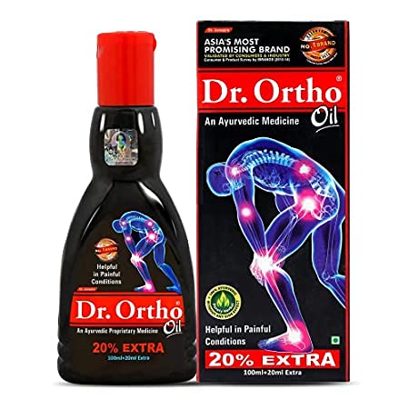 Dr. Ortho Oil an Ayurvedic Medicine 100ml by Dr.Ortho + Crepe Bandage Combo