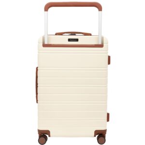 Travelers Club 20" Navigate Luggage, Ivory, 2PC Set