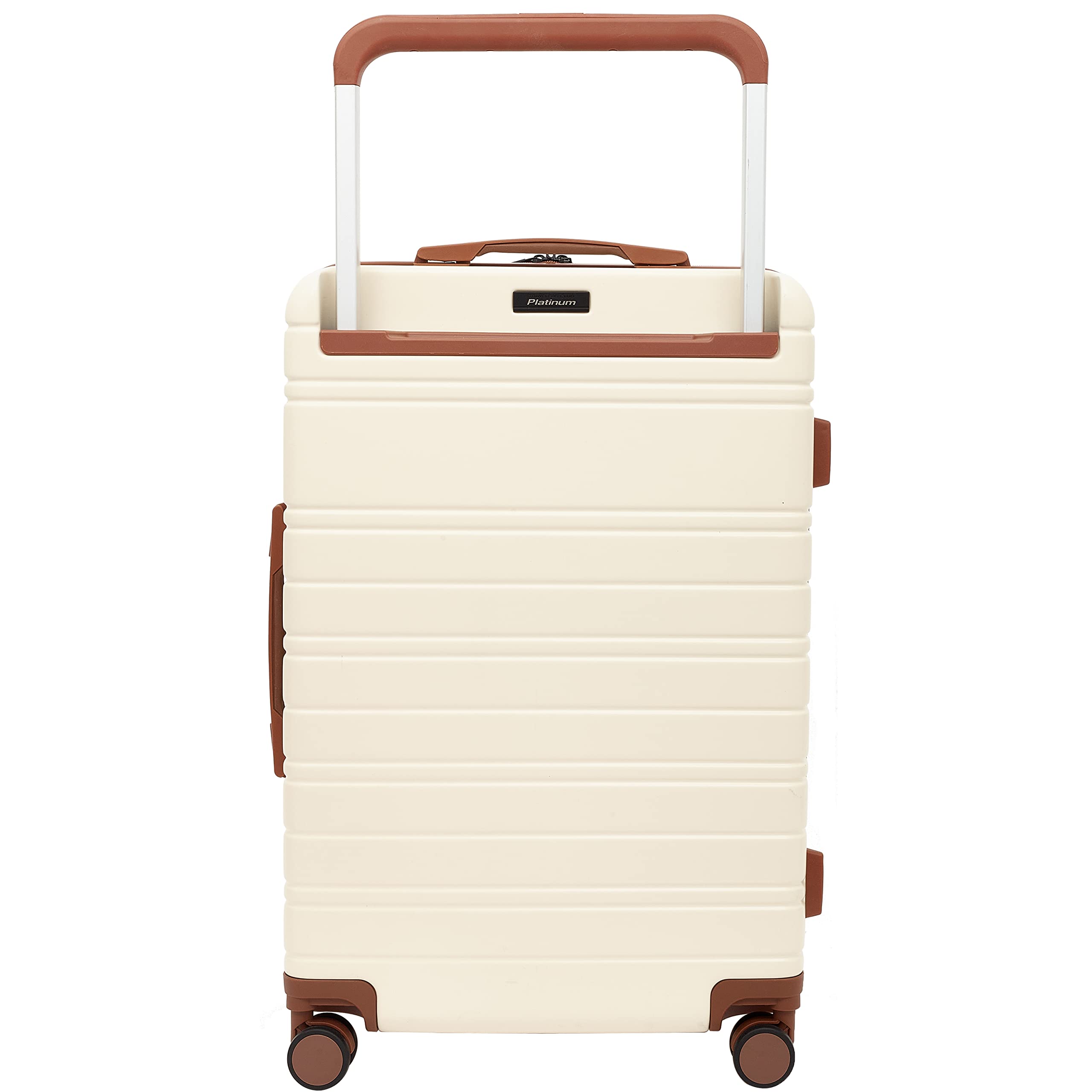 Travelers Club 20" Navigate Luggage, Ivory, 2PC Set