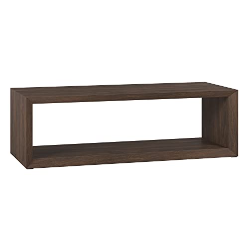 Henn&Hart Osmond Coffee Table, 58" Wide, Brown