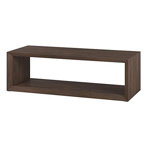 Henn&Hart Osmond Coffee Table, 58" Wide, Brown