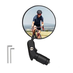 remarove bike mirror bicycle rear view mirror adjustable bike bar end mirror hd wide angle convex lens