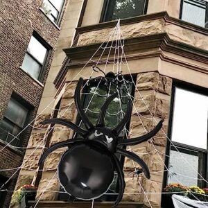 10 Pcs Spider Foil Balloons Halloween Decorations - 32.5" Black Spider Balloon 3D Realistic for Halloween Party Decorations Birthday Party Supplies for Home