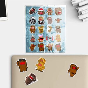 20 Pcs Stickers Pack Domo Colorful Vinyl Waterproof Aesthetic for Laptop Water Bottle Bumper Car Bike Luggage Guitar Skateboard