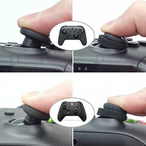 ShiMa Owl Aim Assist Rings/Stick Precision Rings Compatible with PS5/4,Compatible with Xbox SX/SS/One,Compatible with Switch Pro Controller Aim Assist Precision Rings,Storage Case,(Easy&Hard)