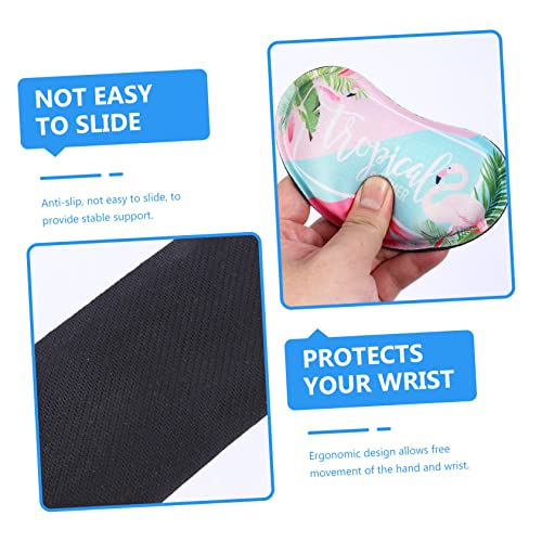 Mikikit 1 Set Mouse Pad Wristband Keyboard for PC Gel Wrist Rest Mouse for PC Wrist Pad for Keyboard Laptop Wrist Rest Keyboard Rest Pad Memory Hand Rest Gaming Mouse Mat Hand Mousepad Mat