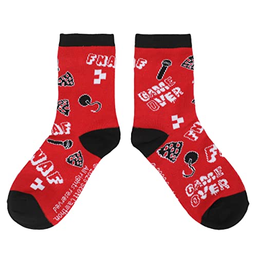 Bioworld Five Nights At Freddy's Pizza Party Youth 3-Pair Crew Socks