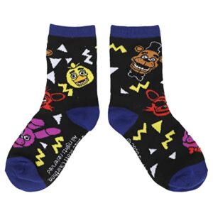 Bioworld Five Nights At Freddy's Pizza Party Youth 3-Pair Crew Socks