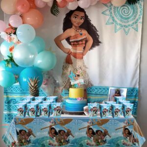 30 PCS Moana Party Popcorn Boxes, Moana Party Favor Boxes Candy Popcorn Boxes for Birthday Party Supplies