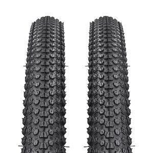 2 Pack 20"x2.125" Bike Tires with 2 Levers Replacement Bicycle Tires for Trail Road City Park Pavement Surface (20x2.125-2 Tires 2 Levers)