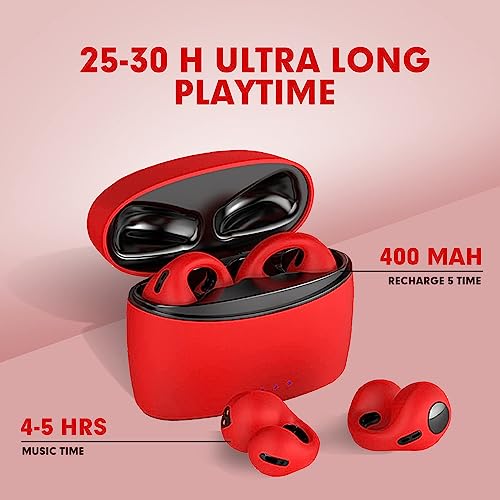 Ttbesmi Open Ear Buds Ear Clip Bone Conduction Headphones Head Phones Bluetooth Clip On Headphones Tiny Wireless Bone Buds Bluetooth Clip On Bone Conduction Headset Auriculares De Conduccion Osea