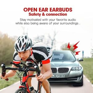 Ttbesmi Open Ear Buds Ear Clip Bone Conduction Headphones Head Phones Bluetooth Clip On Headphones Tiny Wireless Bone Buds Bluetooth Clip On Bone Conduction Headset Auriculares De Conduccion Osea