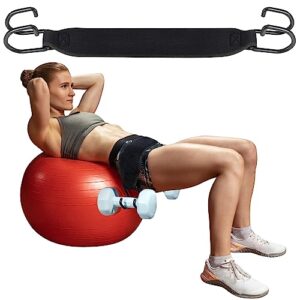 kuzaro hip thrust belt, glutes workout equipment use with dumbbells, non-slip hip belt pad for hip thrusts, glute bridge, squats, lunges, dips exercise, at home gym fitness workout must haves