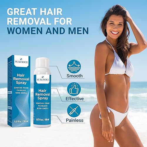 Hair Removal Spray, Hair Removal Cream for Men and Women, Hair Removal Cream for Pubic Hair, Effective Depilatory Cream, Leg Hair Removal for Women, Crema Depiladora Para Mujer Partes Intimas