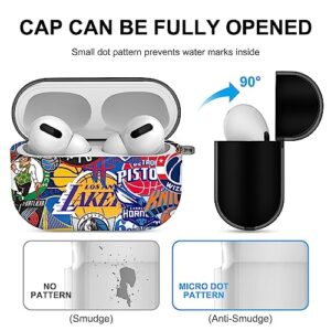 Gedicht for Airpods Pro Case Cute Sports Basketball Football, Protective TPU Soft Cases Cover Rugged for Apple Airpod Pro with Keychain for Women Men，Basketball