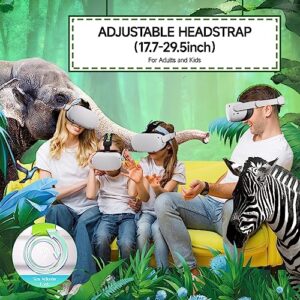 EasySMX Q20 Head Strap Accessories - Comfortable Replacement for Elite Strap - Auto Adjust Headpad, Enlarged Head Support, Lightweight & Durable, Easy to Install- Include Power Bank Strap