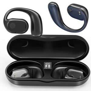 oranpid open ear air conduction headphones for kids & adults bluetooth 5.3 ear buds with charging case, 12 hours waterproof wireless earbuds for iphone android & pc gifts