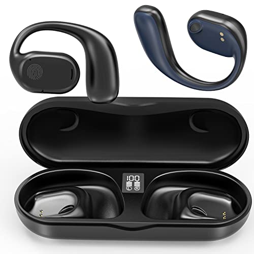 ORANPID Open Ear Air Conduction Headphones for Kids & Adults Bluetooth 5.3 Ear Buds with Charging Case, 12 Hours Waterproof Wireless Earbuds for iPhone Android & PC Gifts