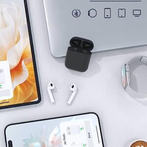 Airpod Charging Case Compatible for Airpods 1&2 Gen,QI Wireless Airpods Charger Case,450mAh Airpod 1st & 2nd Generation Charging Case Replacemen with Bluetooth Pairing Sync Button,No Air Pods Buds