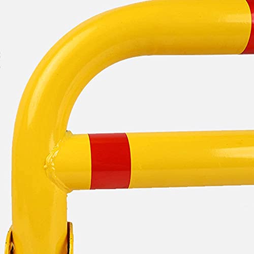 Lockable Parking Barrier Folding,Removable Parking Space Lock,Car Parking Space Post Lock Manual Parking Blocker,Easy Installation