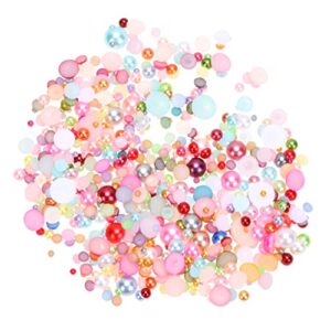 coheali 1 necklace beads gemstone beads flat back pearl flat nail sticker pearl beads beading kits diy beads loose beads scattered beads manicure material package beads for crafts
