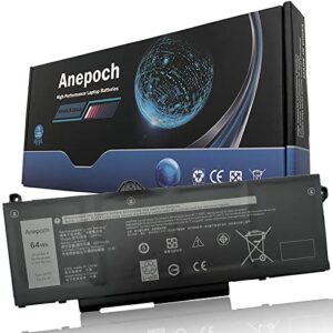anepoch grt01 laptop battery replacement for dell latitude 5421 5431 5521 5531 precision 3561 3470 3571 for alienware m17 r5 amd series laptop 00p3tj 0p3tj 0r05p0 r05p0 05rgw 9jrv0 15.2v 64wh 4000mah