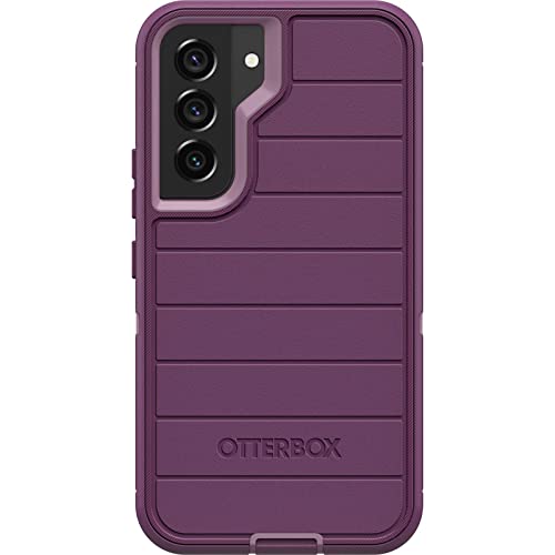 OtterBox Defender Series Case for Samsung Galaxy S21 FE 5G (Only) - Case Only - Microbial Defense Protection - Non-Retail Packaging - Happy Purple