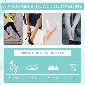 10pcs Blister Bandage, Waterproof Thin Blister Pads Gel Blister Pads Hydrocolloid Bandages Toe Protector Pads Sole and Heel Cushions