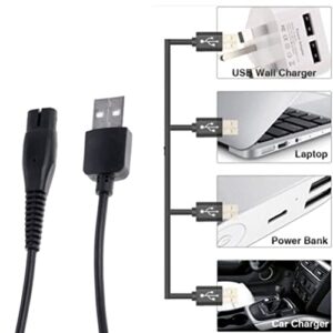 5V USB Charging Cable for Philips Shaver A00390 One Blade QP2520 QG3340 Charger Cord Adapter Electric Shaver USB Plug Charging RQ310 RQ311 RQ312 RQ320 RQ330 RQ350