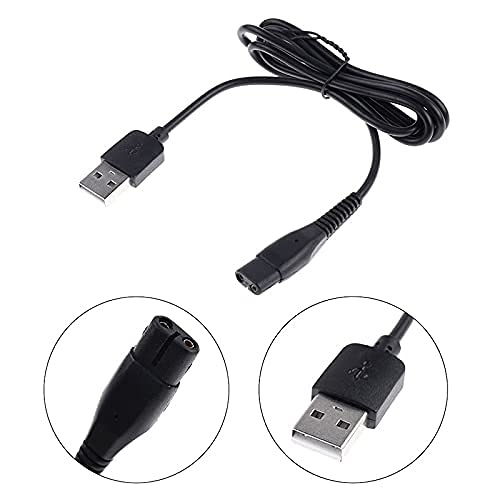 5V USB Charging Cable for Philips Shaver A00390 One Blade QP2520 QG3340 Charger Cord Adapter Electric Shaver USB Plug Charging RQ310 RQ311 RQ312 RQ320 RQ330 RQ350