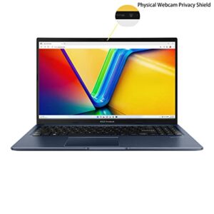 ASUS Vivobook 15.6 Inch FHD Business Laptop with AMD Ryzen 5 4600H, 12GB RAM 256GB SSD, Full Size Backlit Keyboard, Privacy Webcam, Fingerprint Reader, Windows 11 Pro, Blue, PCM