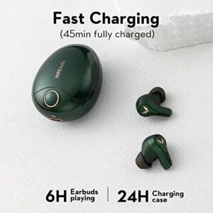 mifo FiiTii HiFiDots Active Noise Cancelling Wireless Earbuds, aptX Lossless Sound Quality Bluetooth Earbuds QC3071 with APP for Custom EQ, Bluetooth 5.3, IPX7 Waterproof Earbuds with Fast Charging