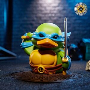 TUBBZ First Edition Leonardo Collectible Vinyl Rubber Duck Figure - Official Teenage Mutant Ninja Turtles Merchandise - TV, Movies & Video Games