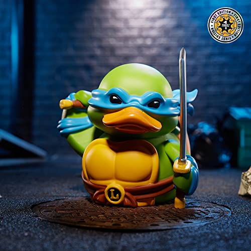 TUBBZ First Edition Leonardo Collectible Vinyl Rubber Duck Figure - Official Teenage Mutant Ninja Turtles Merchandise - TV, Movies & Video Games